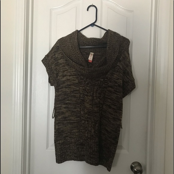 Brown Cowl Neck Sweater - Picture 2 of 5